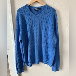 Ralph Lauren Men's Blue Crewneck Sweater